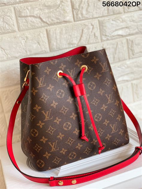 louis vuitton red bucket bag|louis Vuitton Bag neonoe.